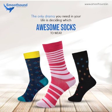 Smoothhound post: The only drama you need in your life is deciding which awesome socks to wear